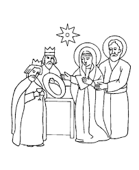 Perayaan natal sudah dekat nih. Bible Printables The Christmas Story Coloring Pages Jesus Mary Coloring Home