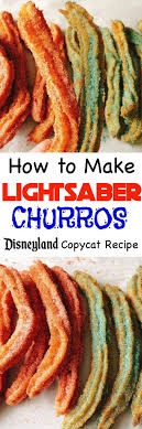 Learn How To Make Copycat Disneyland And Disney World Churros That Look Like Lightsaber Churros Recipes Food Copycat Recipes