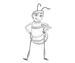 How To Draw Barry Bee Benson In Bee Movie Coloring Pages Bulk Color Bee Movie Barry Bee Benson Coloring Pages