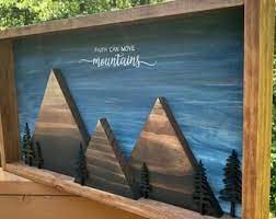 Mountain Wall Art Light Up Mountain Wall Art Light Art Led Wall Art
