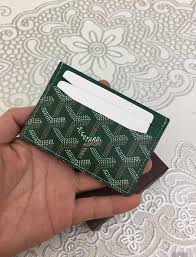 Goyard authentic wallet card holder rare brown monogram logo. Qc Nina S Goyard Card Holder Album On Imgur