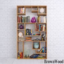 books shelves decor set 3d turbosquid