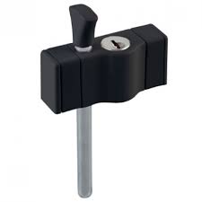 Push button to lock, key to unlock. Whitco Cyl4 Multi Bolt Black Coastal Locksmiths