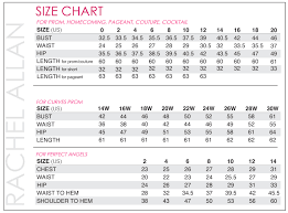 measurement women clothing online charts collection