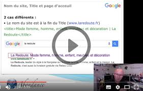 Vous trouverez toutes les explications pour changer votre page d'accueil internet selon votre navigateur (internet explorer, chrome, firefox) 24. Pourquoi Faut Il Mettre Le Nom Du Site Au Debut Du Title Sur Une Page D Accueil Video Seo Actualites Seo Et Moteurs Abondance