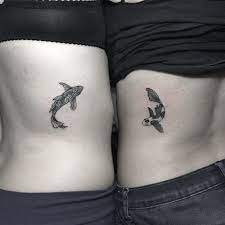 Couple Simple Koi Fish Tattoo Idea On The Side Koi Fish Tattoo Coy Fish Coy Fish Tattoos