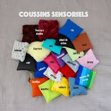 Couture Les Coussins Sensoriels Coussin Sensoriel Jeux Eveil Bebe Jouets Sensoriels