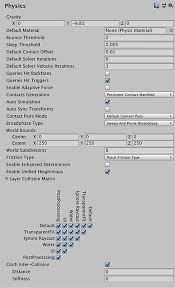 Prior knowledge questions (do these before using. Unity Manual Physics