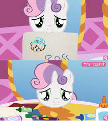 Initially read the title as 'cooking with sweetie belle'. 2131406 Coloring With Sweetie Belle Crayons Derpibooru Import Exploitable Meme Game Grumps Meme Ross O Donovan Safe Sweetie Belle Twibooru