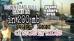 Download gta 5 for android many gta 5 lovers seek warranty on how to download it in a number of ways, including: Gta Sa In 200 Mb With Cleo Mod Data And Apk File Download Now Numaan Club