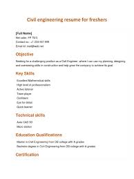 And start applying for upcoming jobs for civil engineering freshers. Civil Engineering Cv For Freshers Docx Engineering Civil Engineering