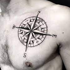 125 Best Compass Tattoos For Men Cool Design Ideas 2021 Geometric Compass Tattoo Compass Tattoo Compass Tattoo Men
