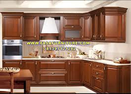 Whether it's windows, mac, ios or android, you will be able to download the images using download button. Kitchen Kayu Jati Minimalis Sudut L Klasik Fasa Furniture Jepara Fasa Furniture Jepara