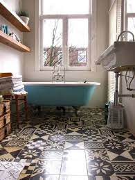 Mix And Match Patterned Floor Tiles In Bathroom Bellissimi Bagni Stili Di Casa Sweet Home