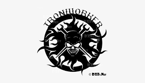 Download Ironworker Skull Silhouette Design Cnc Dxf Design For Ironworker Skull Svg Transparent Png 400x400 Free Download On Nicepng