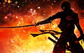 Find the best anime wallpaper for windows 10 on getwallpapers. Wallpaper Demon Wallpaper Fire Battlefield Red Flame Sword Gun Blood Game Armor Devil Smoke Weapon War Anime Images For Desktop Section Prochee Download