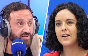 Manon Aubry (LFI) saisit lArcom après des « propos injurieux » tenus par  Cyril Hanouna à son sujet