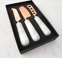 Cheese Set - Copper and Marble