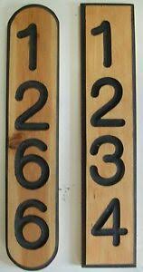 While they do not have a hard. Custom Wood Sign Address Plaque Mailbox Numbers House Number Routed Cedar 4 Ebay