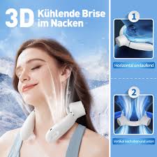 ecoCalm Neck Fan for Kitchen Women & Men