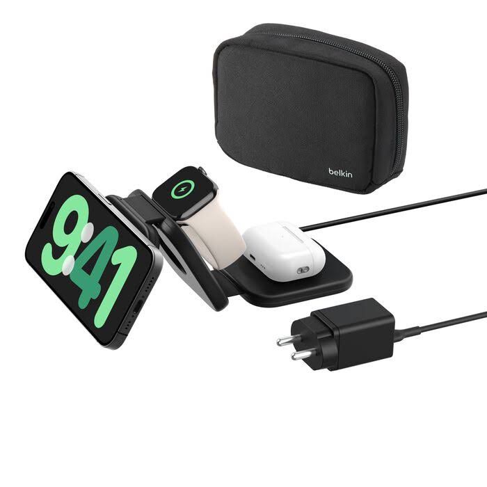 Belkin MagSafe Qi2 Wireless Charger | 3-in-1 Magnetic Fold product image