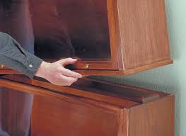 Allow 1/4 gap at top of door for clearance. Barrister S Bookcase Woodworking Project Woodsmith Plans