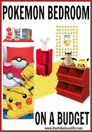 Pokemon Bedroom Ideas On A Budget It S A Fabulous Life Pokemon Room Pokemon Decor Kids Room