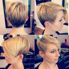 This casual chic style really complements her fair skin tone and cornflower blue eyes. 32 Stylish Pixie Haircuts For Short Hair Popular Haircuts Short Hair Trends Short Hair Styles Pixie Very Short Hair
