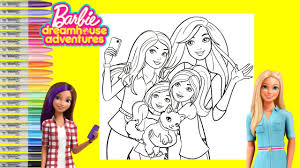 And has viewed by 4963 users. Barbie Dreamhouse Adventure Coloring Book Page Barbie And Sisters Skipper Stacie And Chelsea Youtube