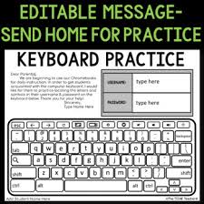 Chromebook Keyboard Printable Practice Sheets