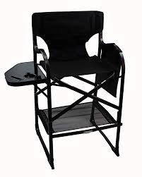 World Outdoor Products Professional Edition Tall Directors Chairs With Side Table Built In Cup And New Cellphone Holder Chair Directors Chair Camping Furniture