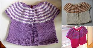 Orgu Cizgili Bebek Yelegi Yapilisi Baby Knitting Patterns Orgu Kol Orgusu