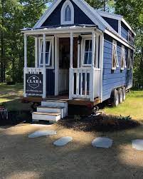 Tiny House Tour Of The Clara Tiny Home On Wheels Tinykitchens Walkthrough Video Tour Of The 24 Clara Ti Tiny House Village Best Tiny House Tiny House Design