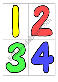 These cards are perfect for preschoolers and kindergarteners.can be printed multiple times. Numbers Flashcards With Wordcards Esl Worksheet By Gacia8