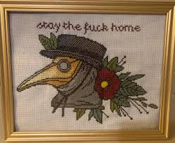 Cross stitch patterns, cross stitch kits and accesories at stitch & frog. Cross Stitch World Here To Jump On The Plague Doctor Bandwagon By