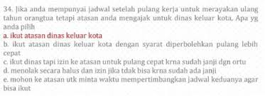 100 soal dan jawaban sejarah sma jatuhnya orde baru dan lahirnya gerakan reformasi pemerintahan orde baru mampu menciptakan prestasi yang besar bagi bangsa indonesia khususnya dalam bidang pembangunan yaitu kepercayan dunia internasional imf dengan memberi bantuan dana pembangunn untuk indonesia. Contoh Soal Pppk 2021 Kemampuan Manajerial Sosio Kultural Dan Jawabannya
