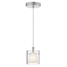Wolfers Lighting Pendant Lighting Light Satin Clear Glass