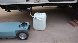 Gray water tanks normally fill up much faster than black water tanks. Diy Portable Gray Water Tank For Campers Youtube