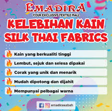 5.8 jenis kain satin silk (satin sutra). Emadira Inilah Antara Kelebihan Kain Silk Thai Fabrics Facebook