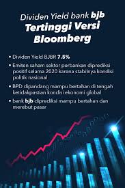 Dividen adalah pembagian keuntungan yang diberikan perusahaan dan berasal dari laba bersih yang. Dividen Yield Bank Bjb Tertinggi Versi Bloomberg Jurnalmedia Situs Berita Terkini