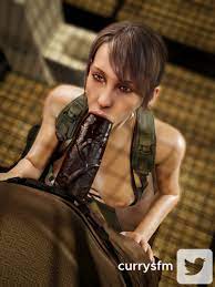3d blowjob currysfm dark-skinned male interracial metal gear  solid metal gear solid v quiet (metal gear) 