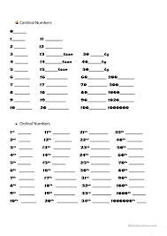 Cardinal And Ordinal Numbers Ordinal Numbers Number Worksheets Number Worksheets Kindergarten