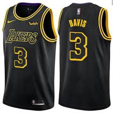 Black And Yellow Lakers Jersey Mens Los Angeles Lakers Anthony Davis Swingman Jersey City Edition Black Lebron James Lebron James Lakers Los Angeles Lakers