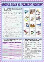 Contoh soal present perfect tense pilihan ganda. English Exercises Present Perfect Simple Vs Past Tense Simple