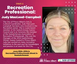 To conclude our profiles during Recreation Professionals Week in the  province, we recognize our own Judy MacLeod-Campbell! Judy has been very  involved in recreation in our area for many years! Thank you