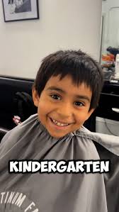 Kindergarten.. here’s comes Theo 💪🏽, #Kindergarten #son  #backtoschoolhaircut