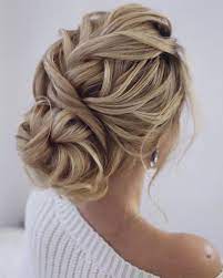 Ponytails aren't just for running errands anymore. 27 Gorgeous Wedding Updo Hairstyles For The Elegant Bride Molitsy Blog Long Hair Updo Braided Hairstyles Updo Chic Hairstyles