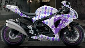 Black And Purple Motorcycle Club Pin On Vehicles