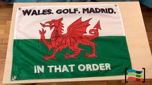 After wales secured their qualification for next summer's european championships, ryan giggs' the flag read: Wales Golf Madrid Flag Available To Buy Flagsok Com