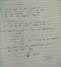 Multiply each of those measurements times the number of sides of the regular polygon problem 4 each interior angle of a regular polygon measures 160°. The Interior Angle Of A Convex Regular Polygon Is 4 Times The Exterior Angle Find The Number Of Sides Brainly In